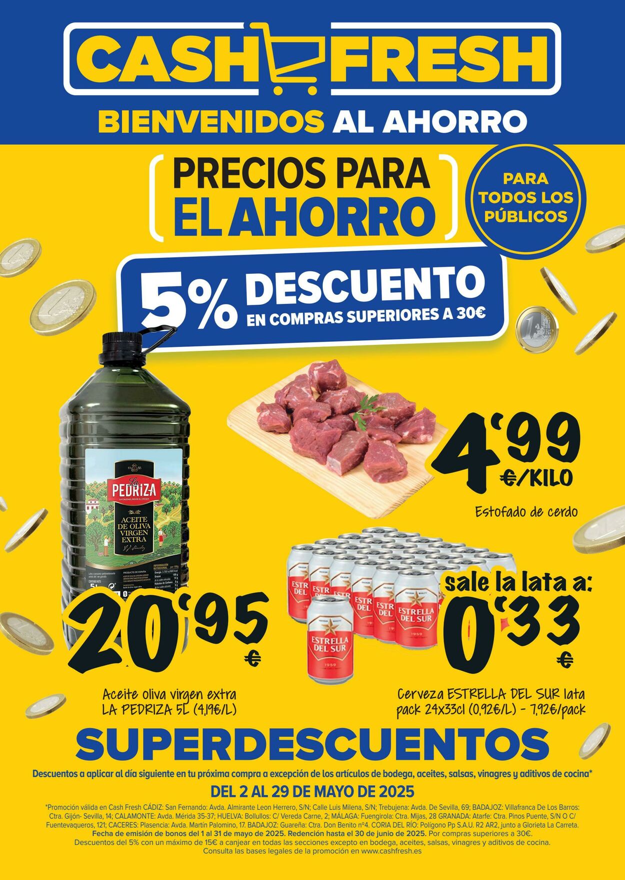 Cash Fresh Folletos promocionales